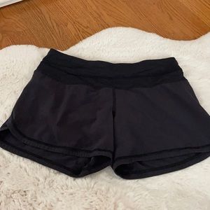 lulu black shorts